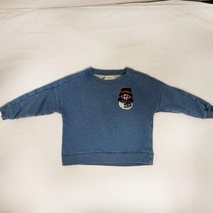 Monica and Andy Organic French Terry cotton Snowman - New without tags - 2T